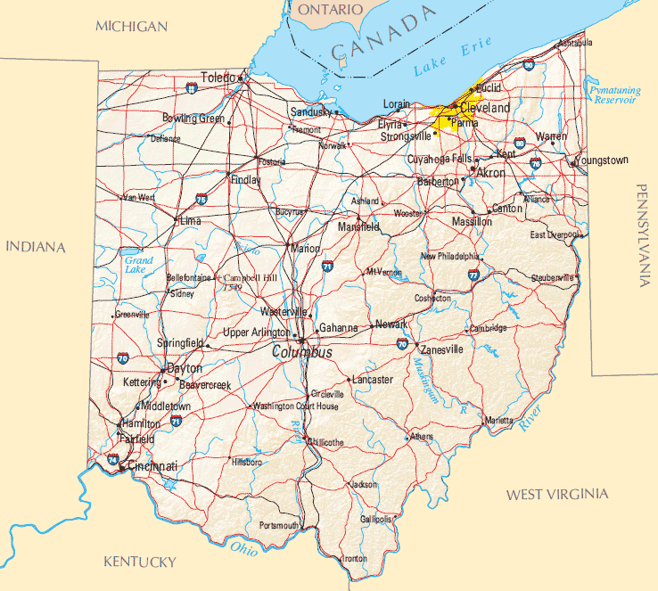 Kettering Ohio Map