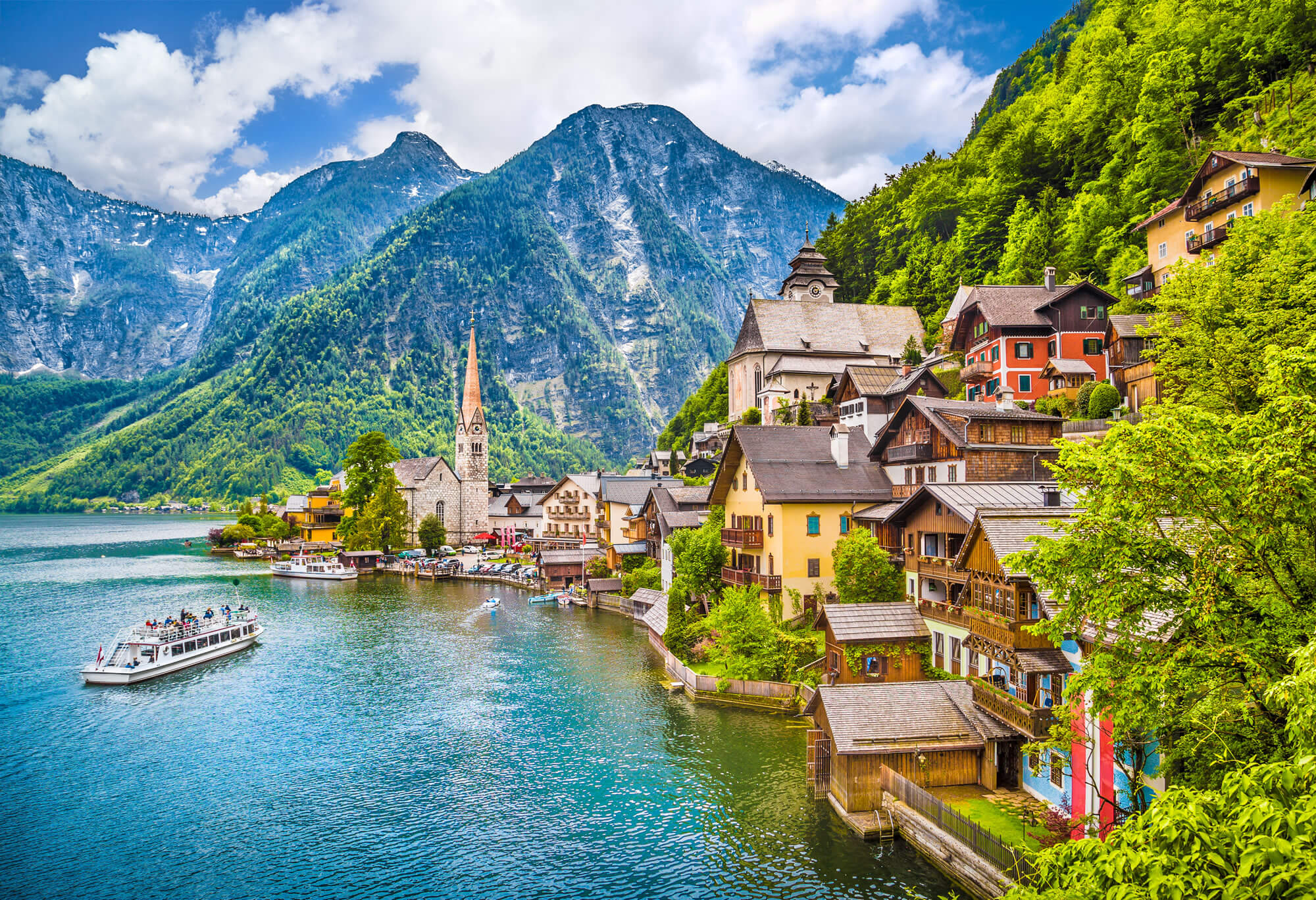 Hallstaetter Lake in the Austria