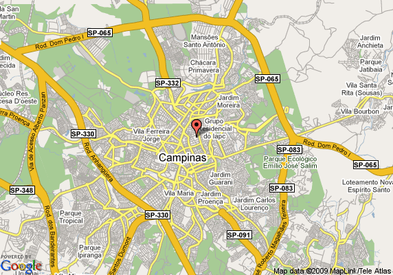 Campinas Map - Brazil