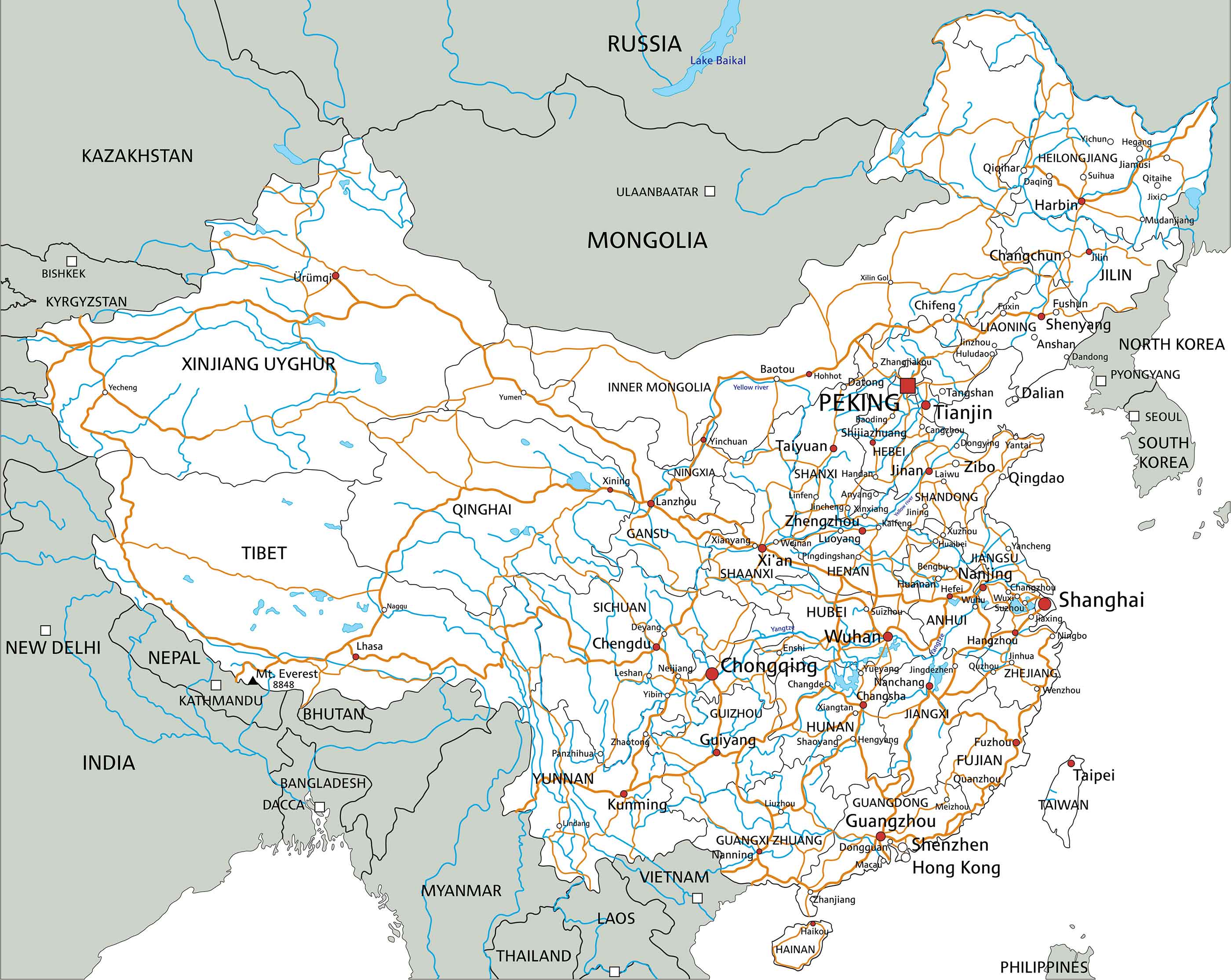 China Road Map