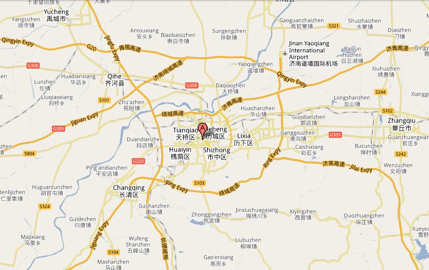 Jinan Map And Jinan Satellite Images