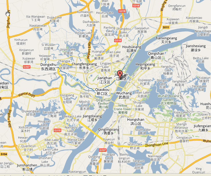 Wuhan Map and Wuhan Satellite Images