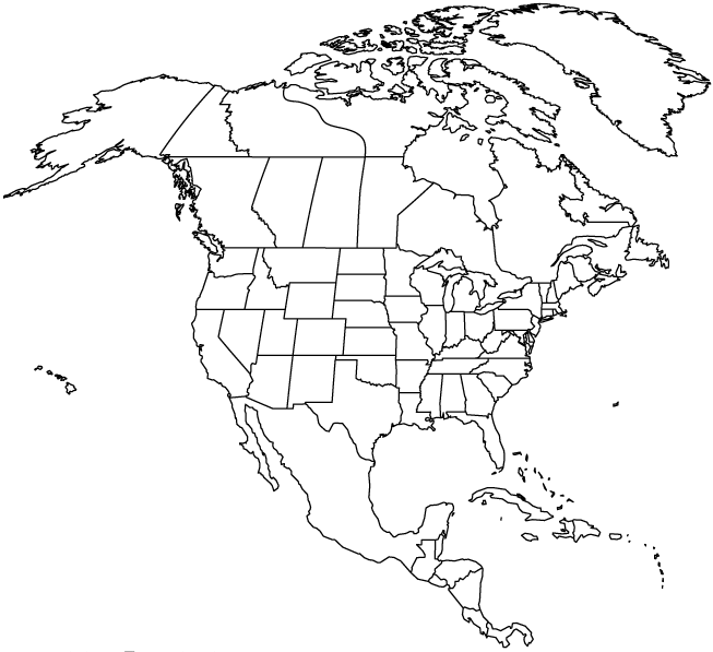 map of north america unlabeled North America Blank Map map of north america unlabeled