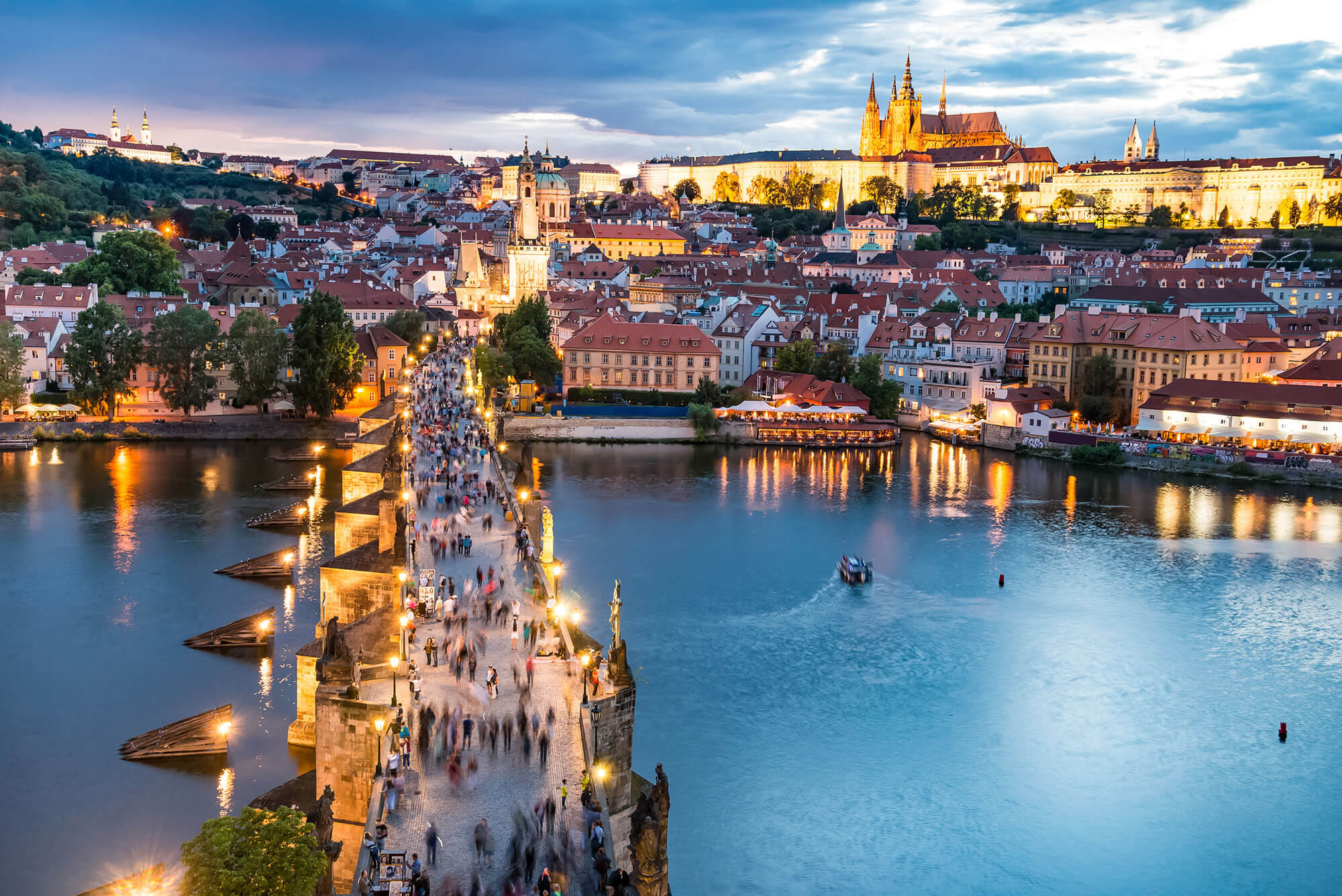 Panorama of Prague, Czech Republic