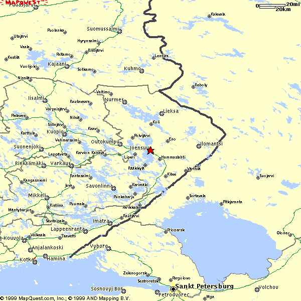 Joensuu Map and Joensuu Satellite Image