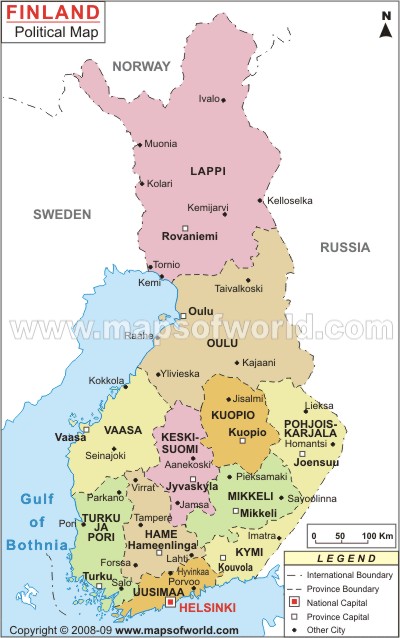 Oulu Map and Oulu Satellite Image