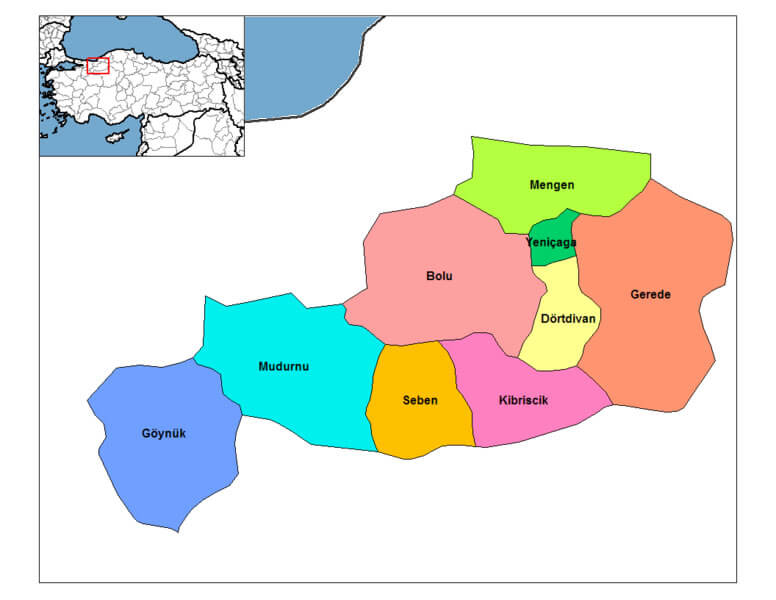 Bolu Map and Bolu Satellite Image