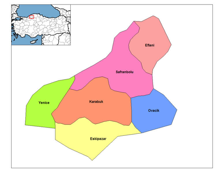 Karabuk Map and Karabuk Satellite Image