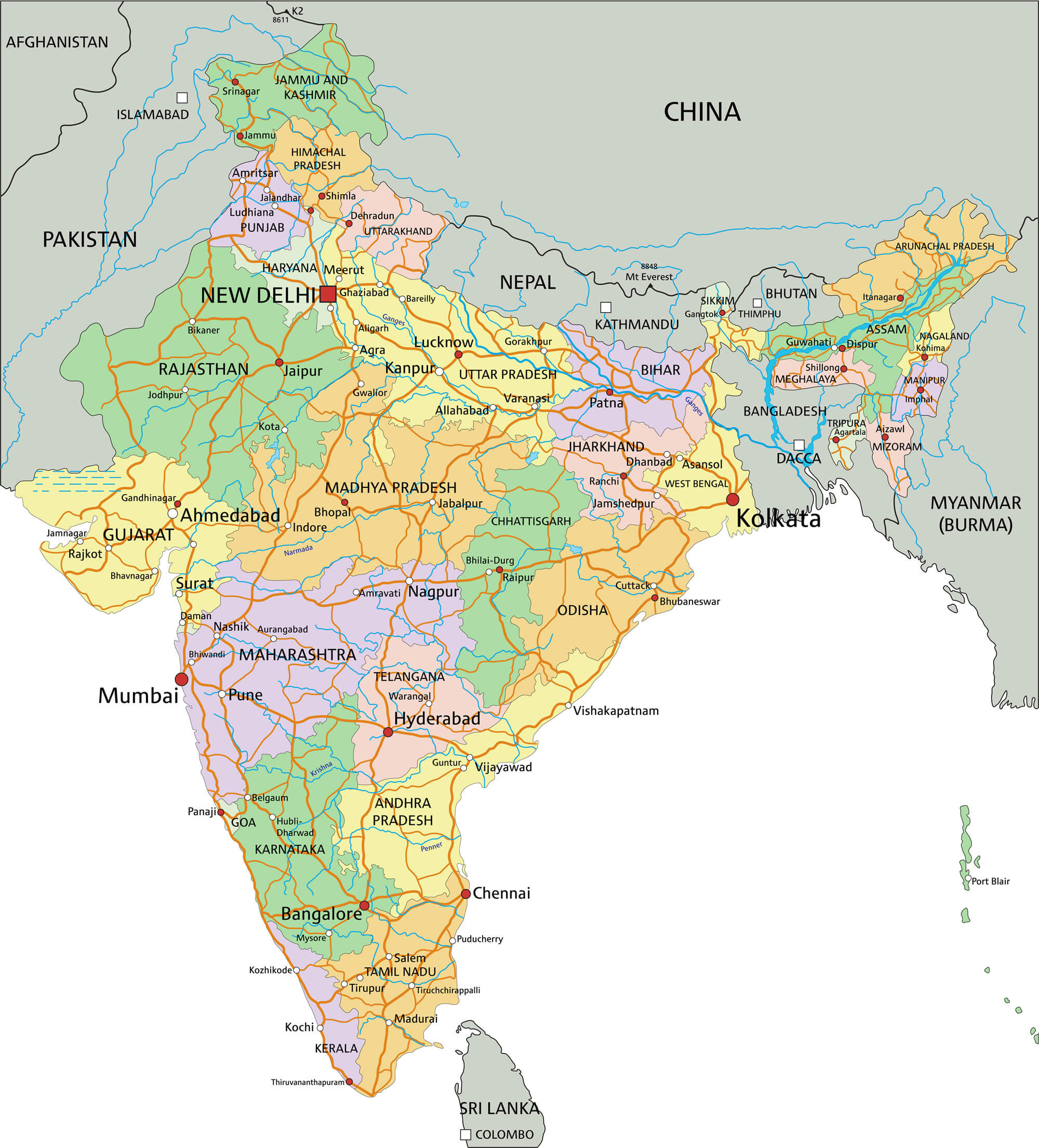 India political Map