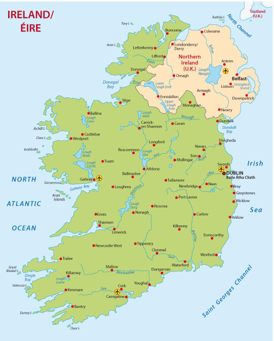 Ireland Map