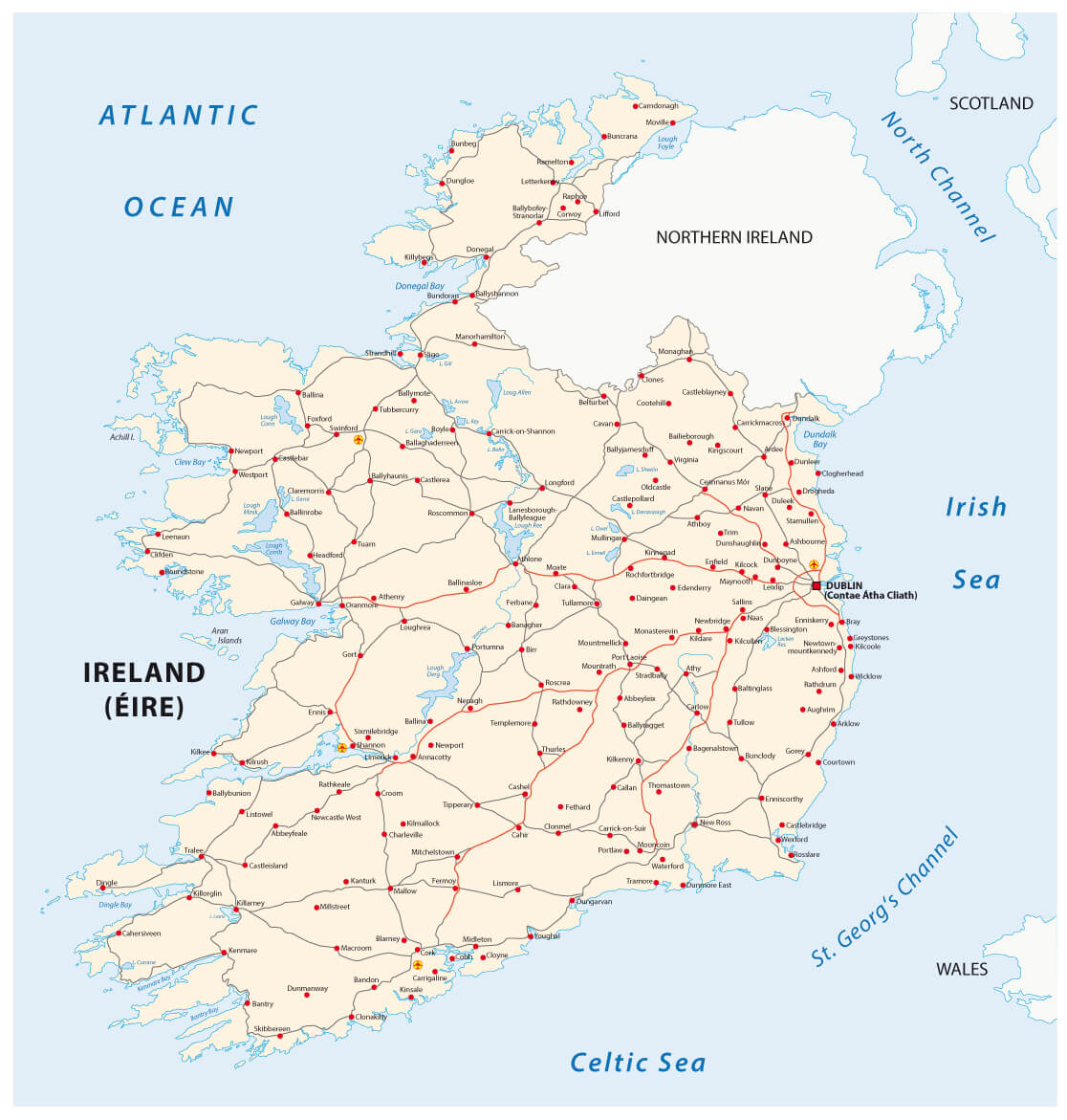 Ireland Road Map