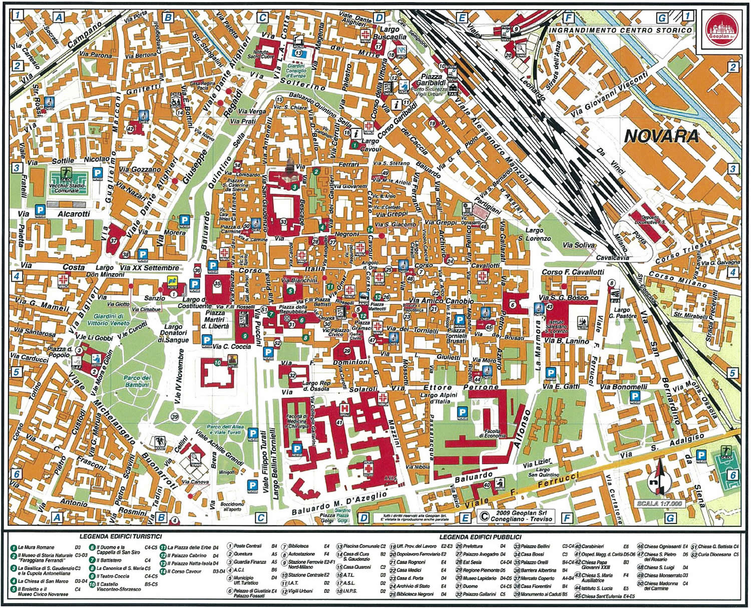 Novara Map and Novara Satellite Image
