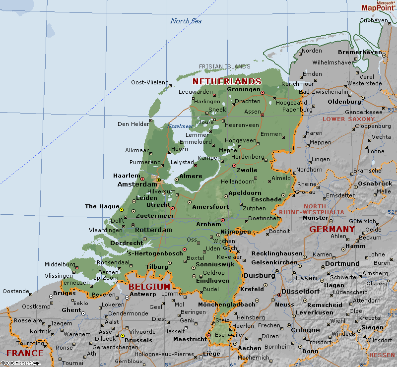 Maastricht Map - Netherlands