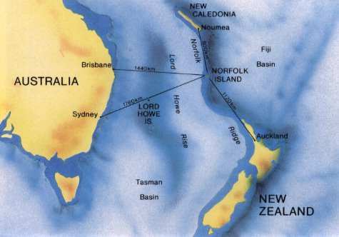 Norfolk Island Map And Norfolk Island Satellite Images