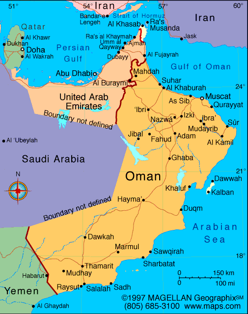 Sohar Map and Sohar Satellite Image