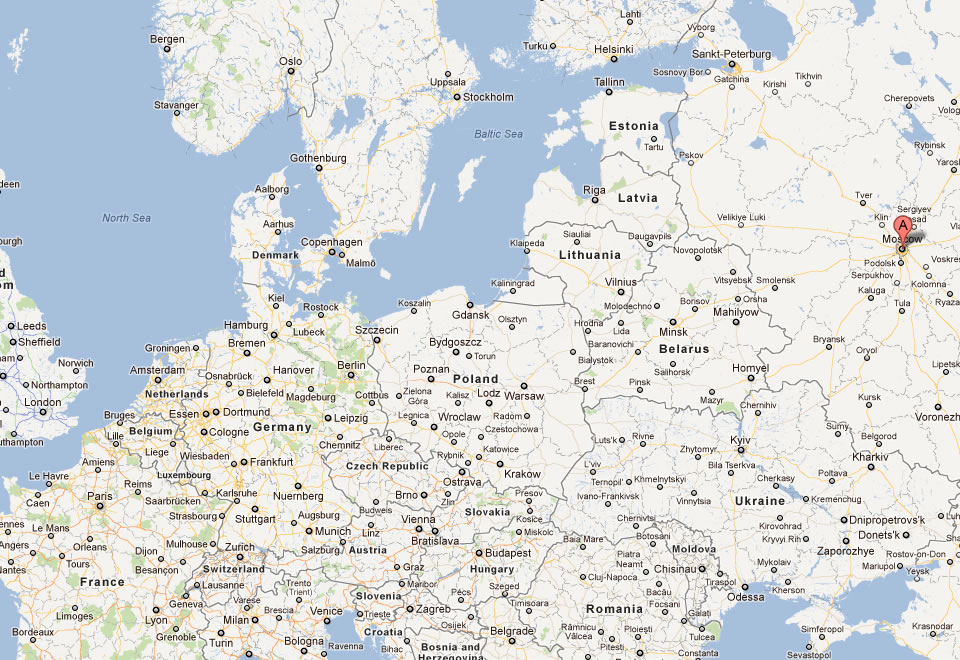 world map of moscow russia - Google Search