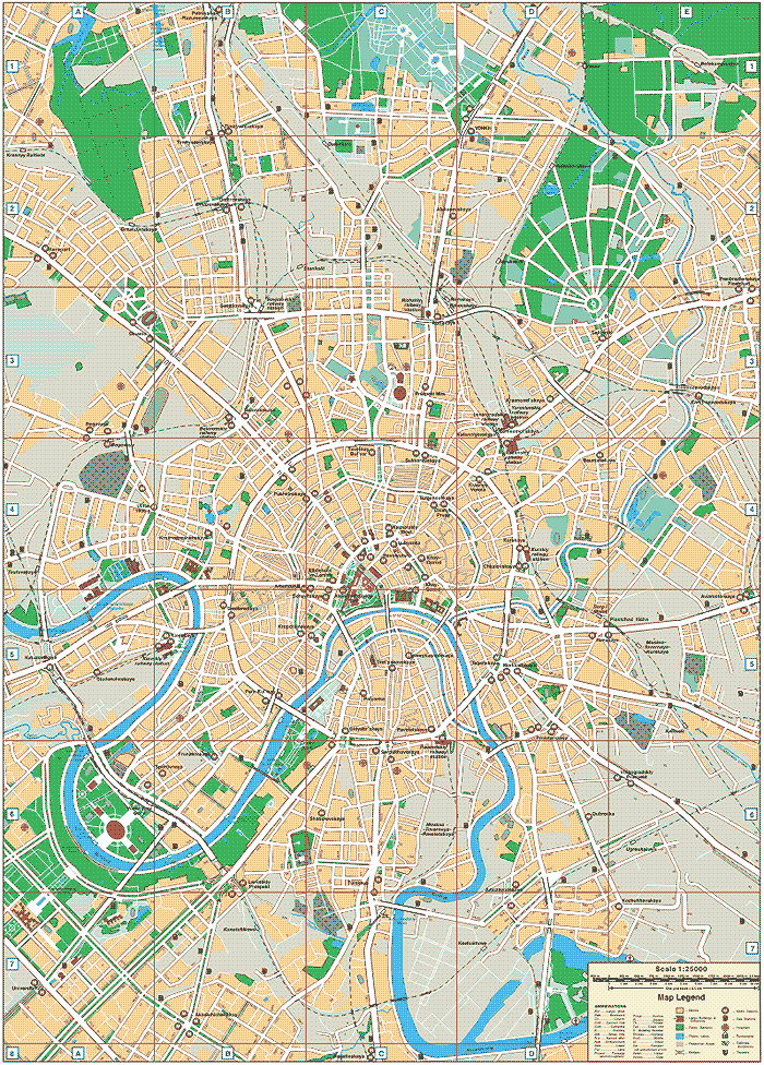 Moscow Map and Moscow Satellite Images