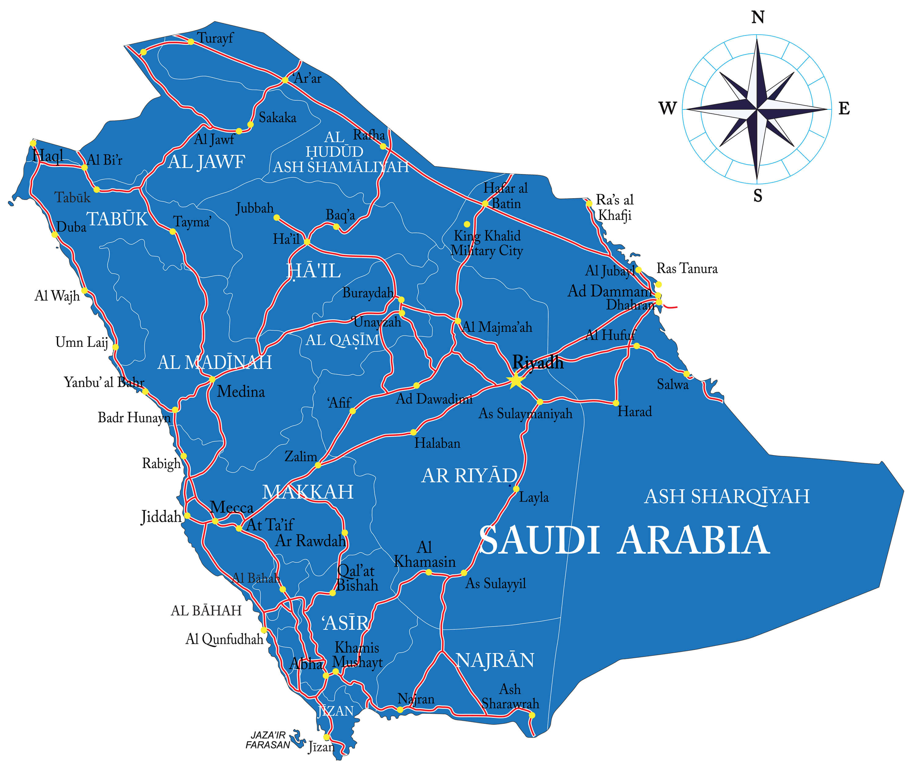 Saudi Arabia Map