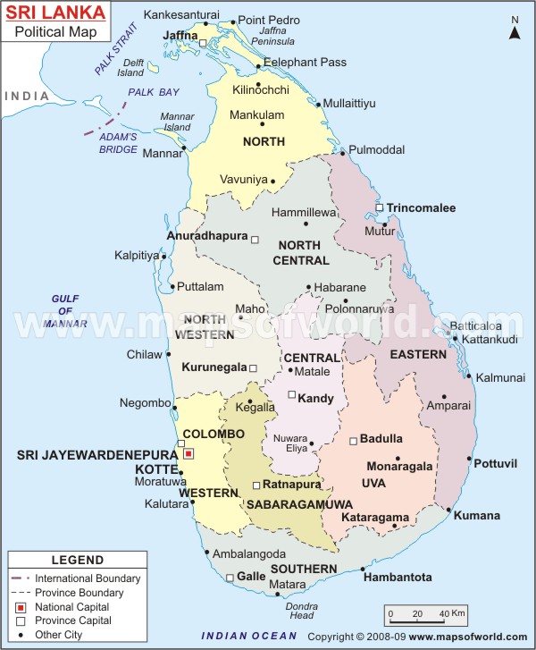 Moratuwa Map - Sri Lanka