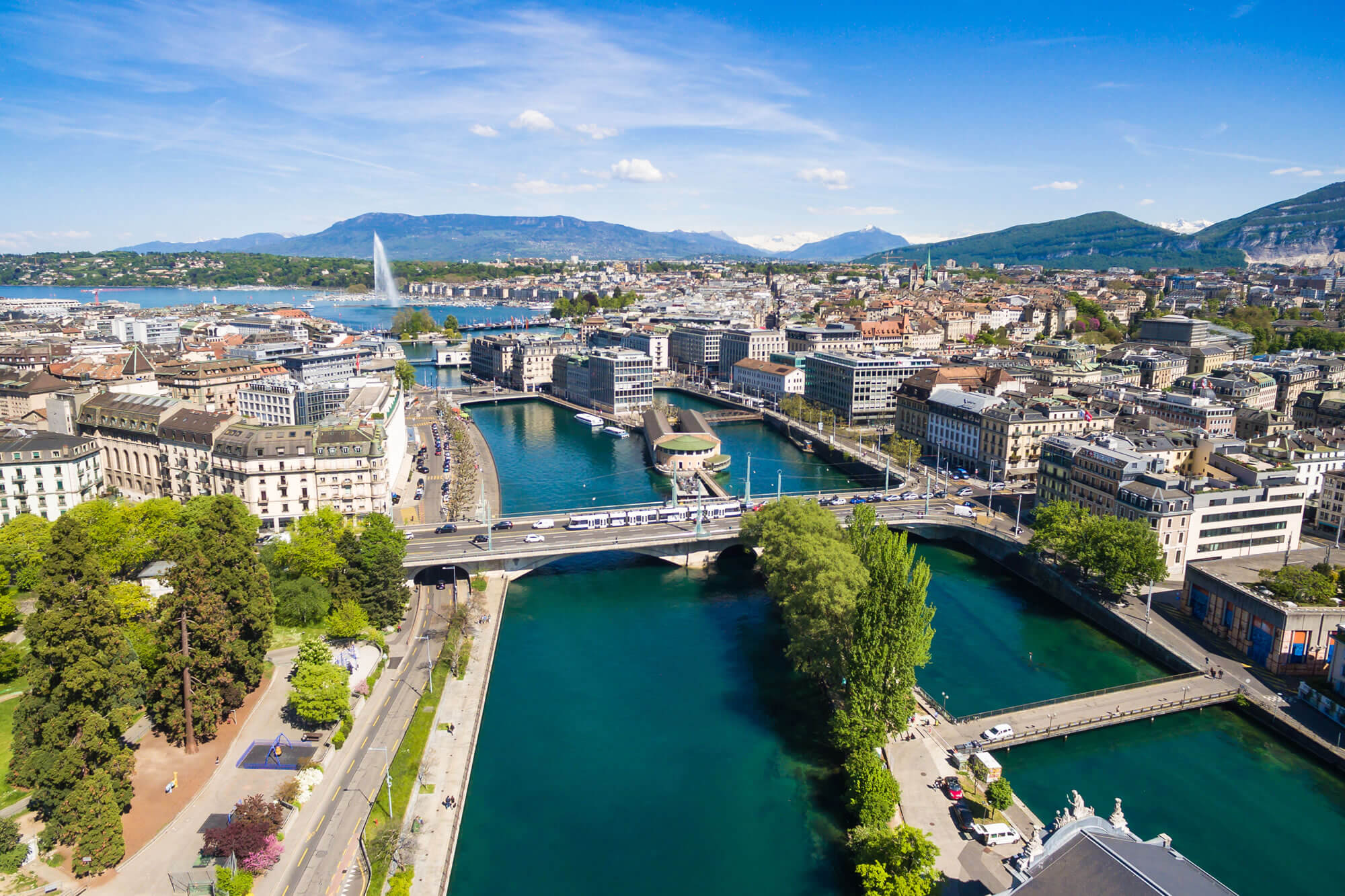 Leman Lake Geneva Switzerland