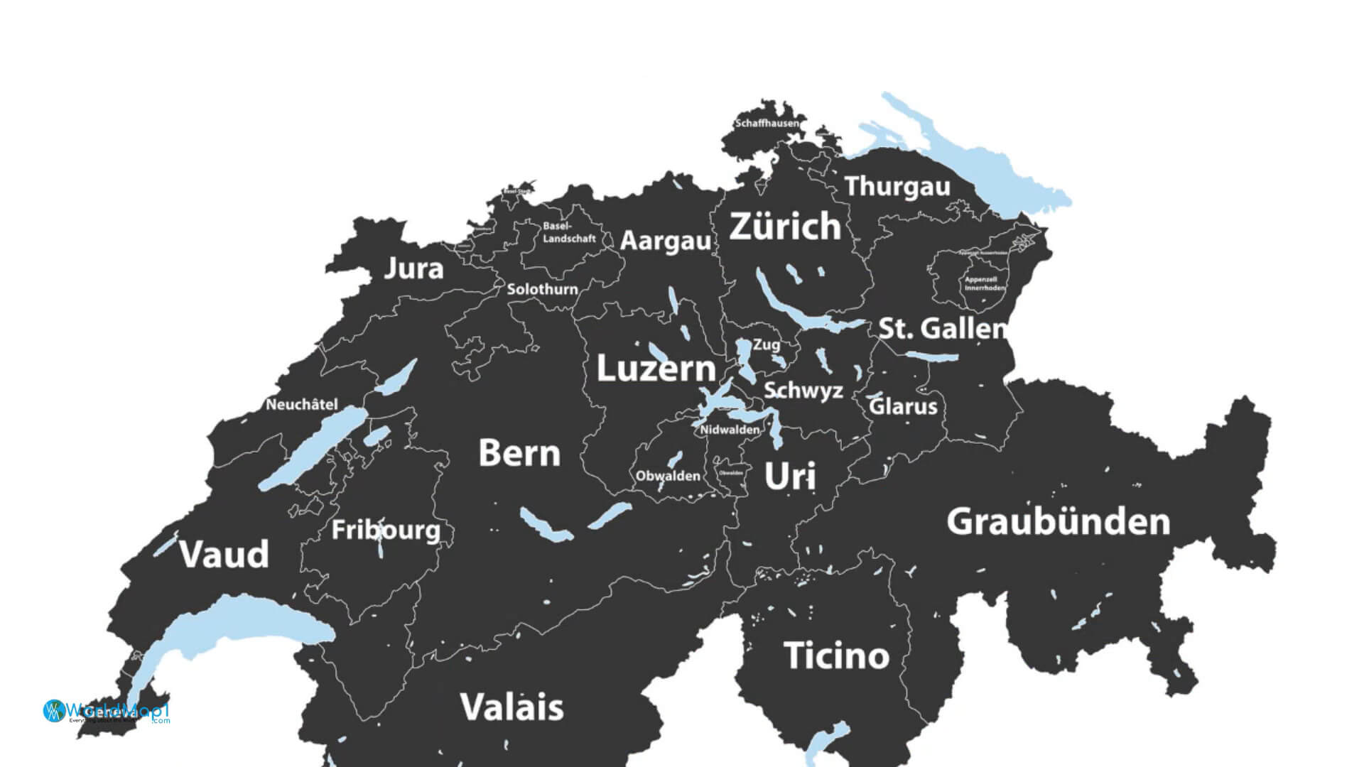 A Collection of Switzerland Maps