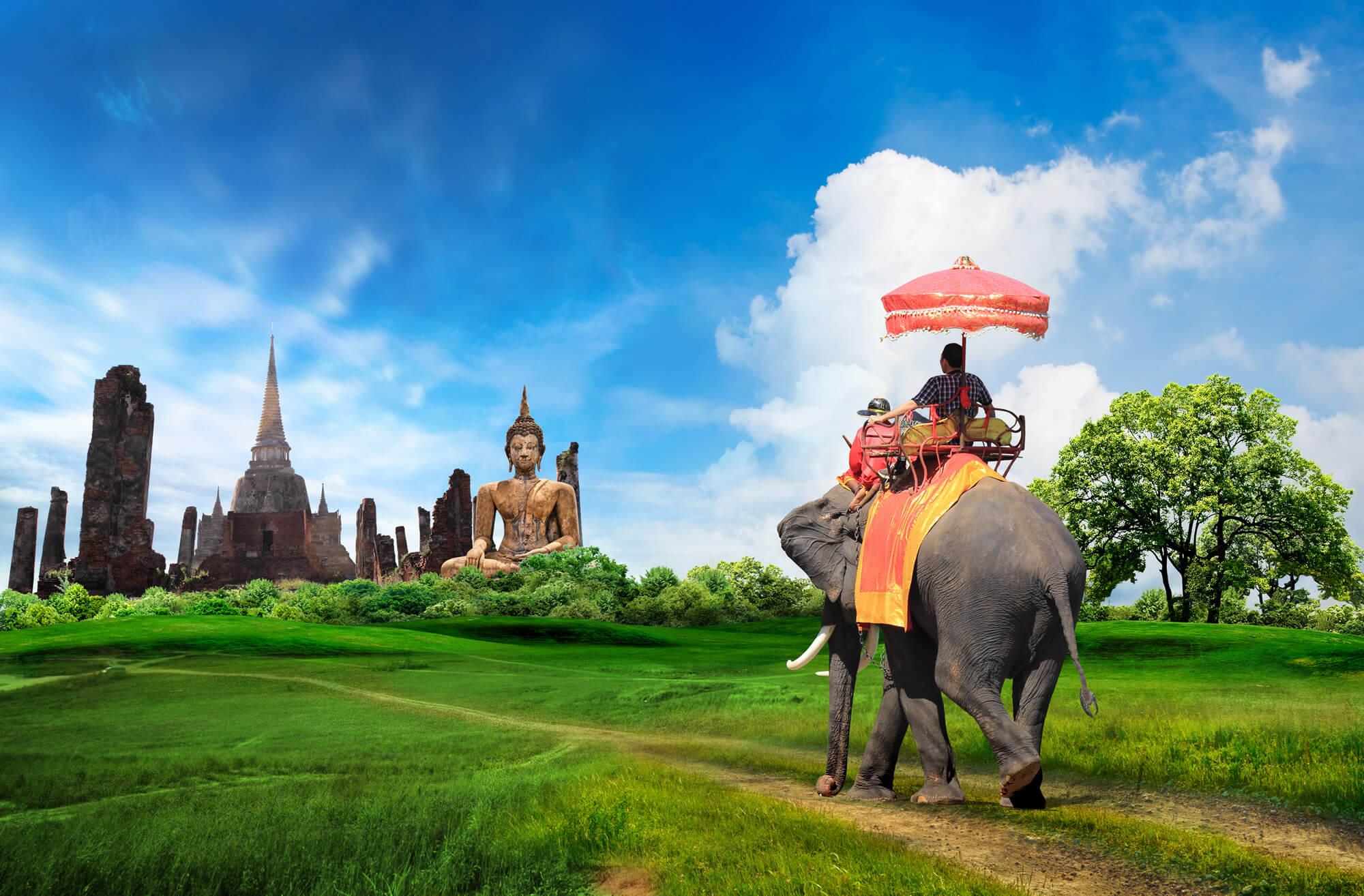 Thailand travel concept