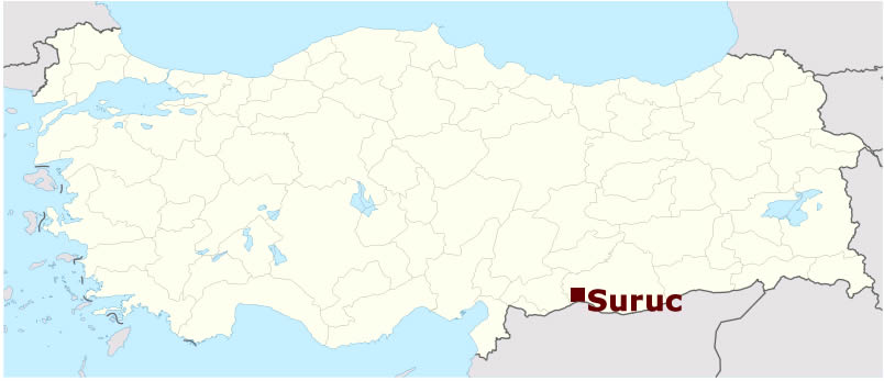 suruc location map