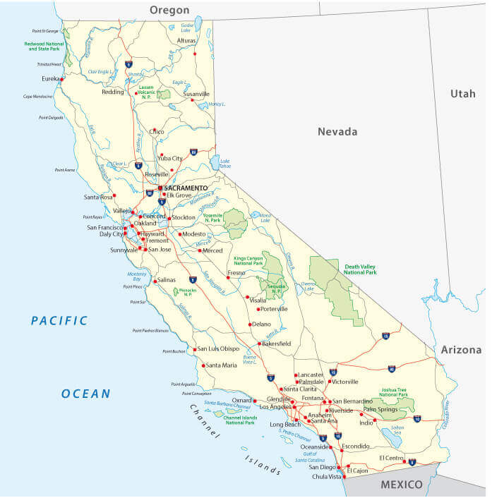 California Road Map