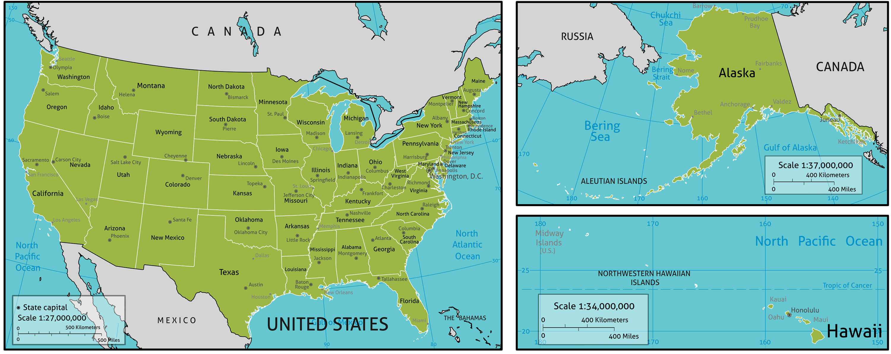 Map of America, Colorado