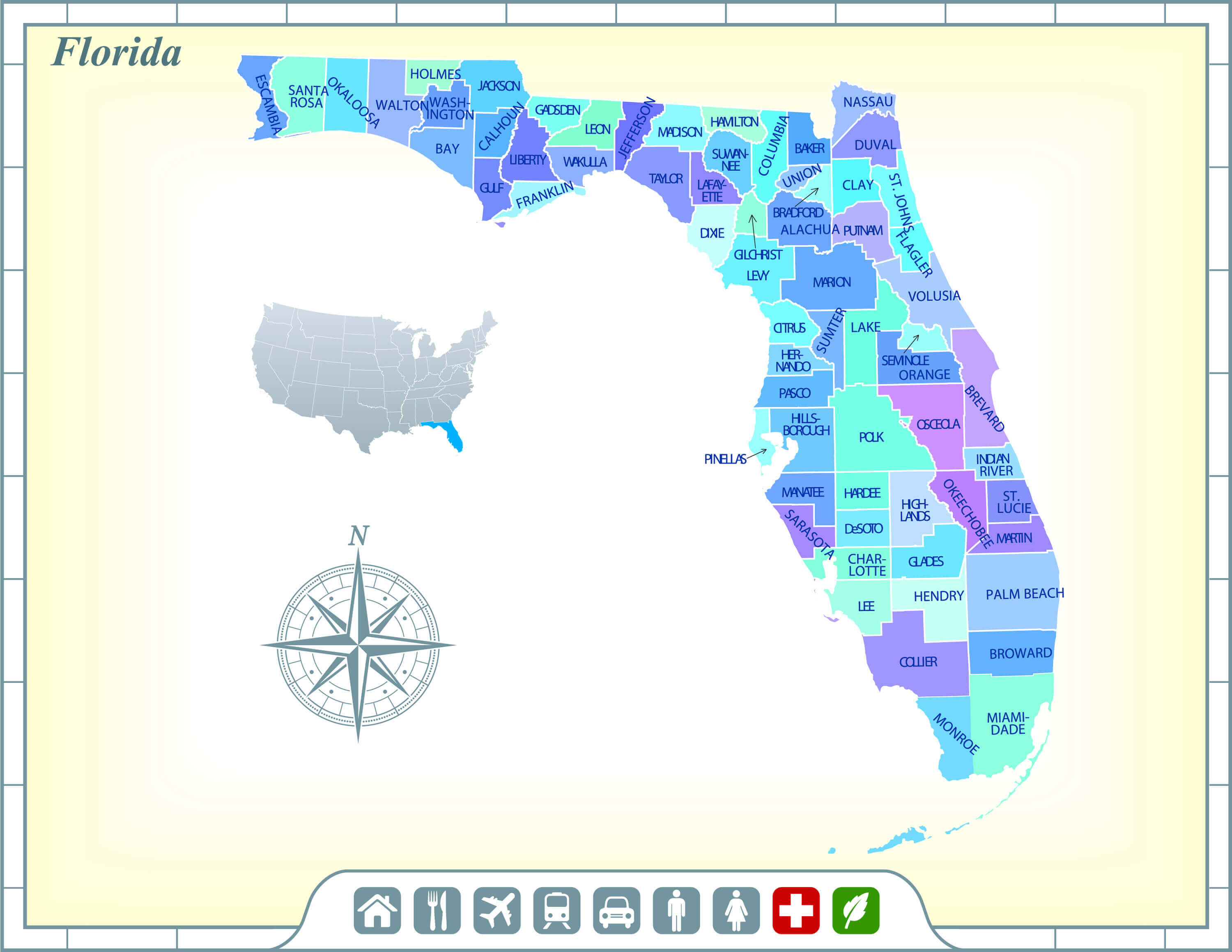 Florida State Map