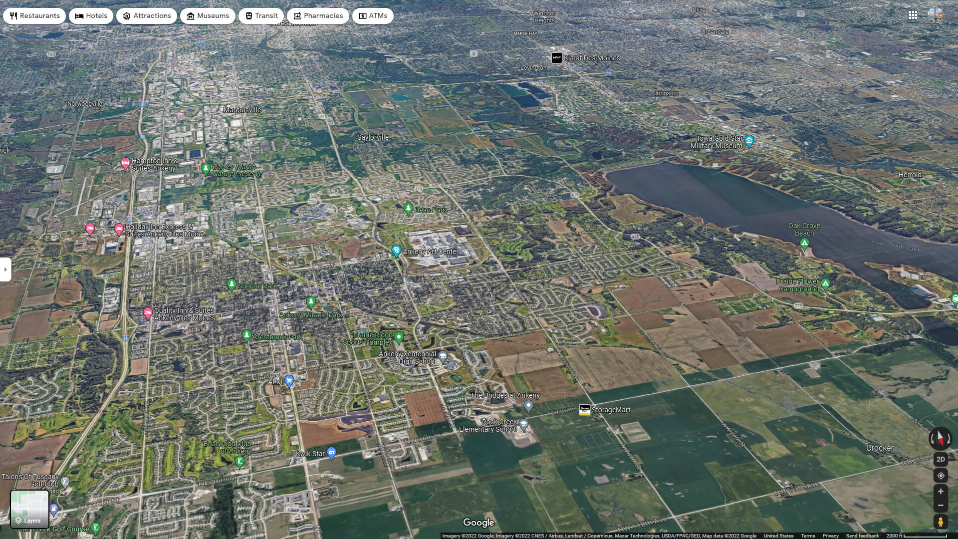 Ankeny, Iowa Map