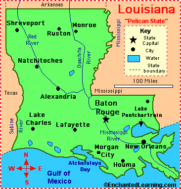 Louisiana Cities Maps