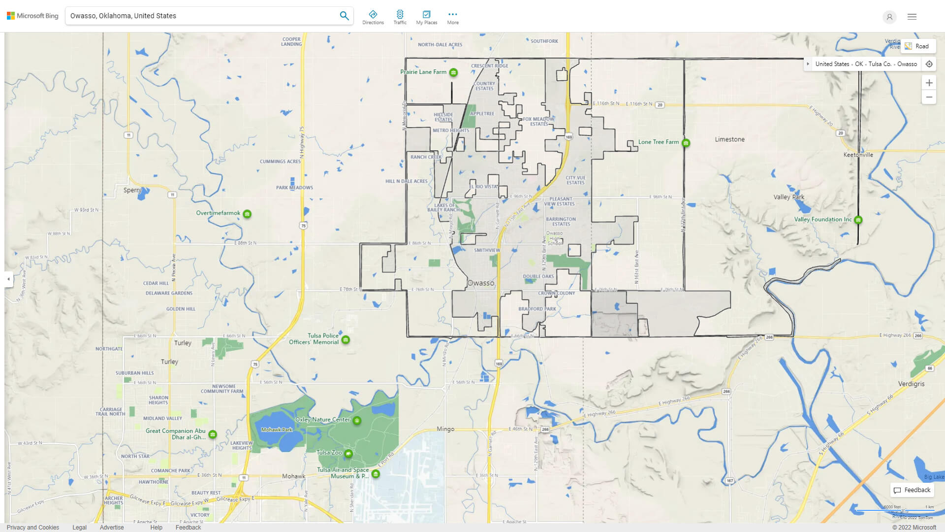 Owasso Oklahoma Map - United States