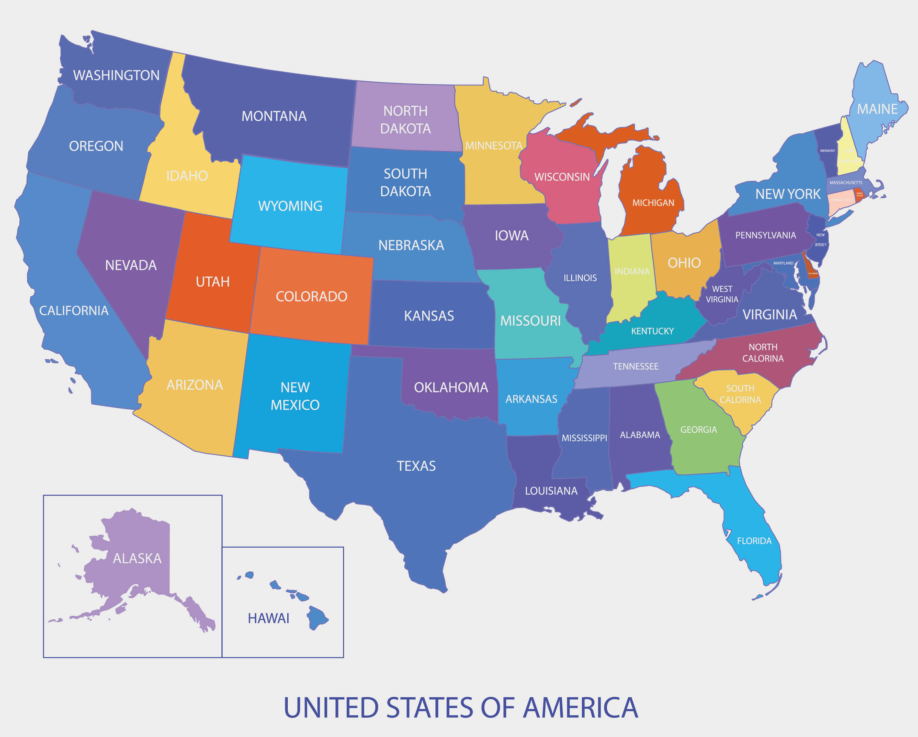 Texas USA Map