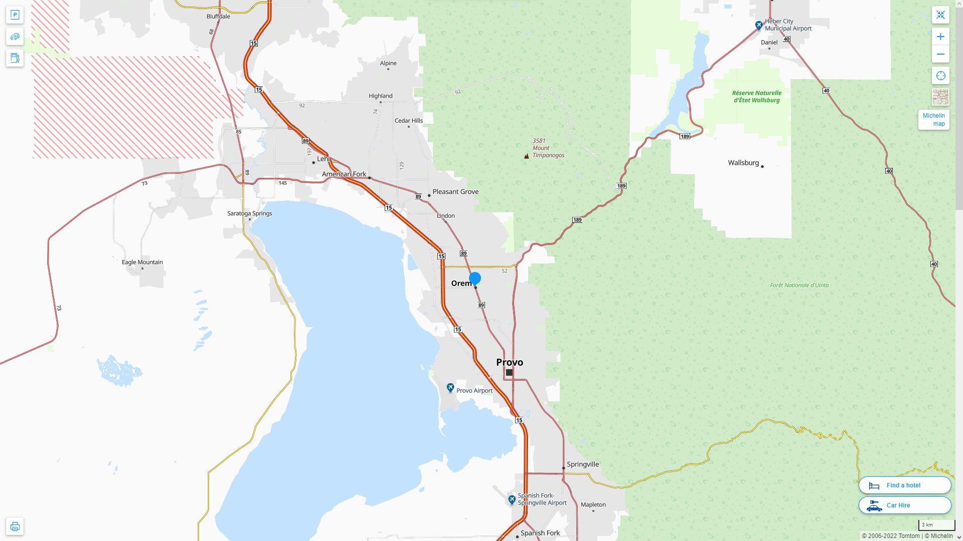 Orem Utah Map and Orem Utah Satellite Image