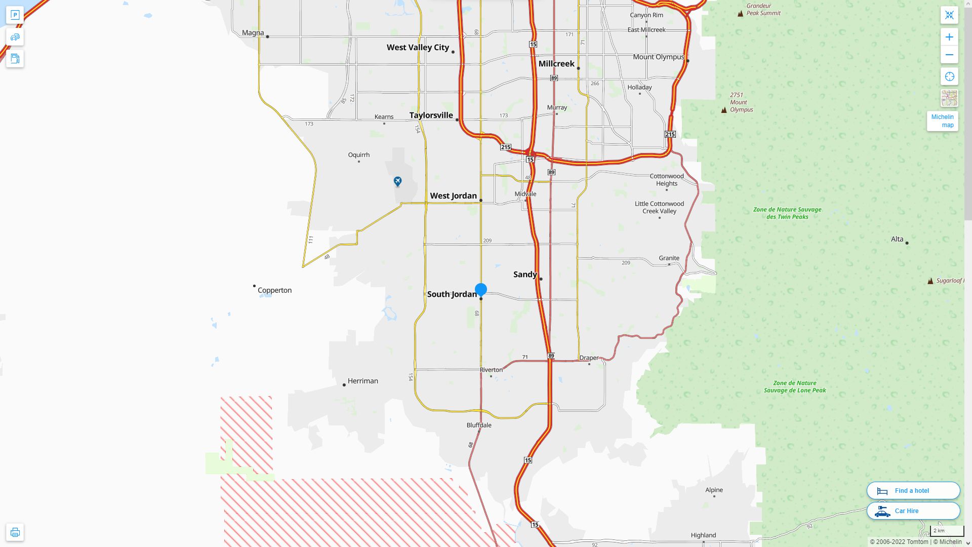 South Jordan Utah Map - United States