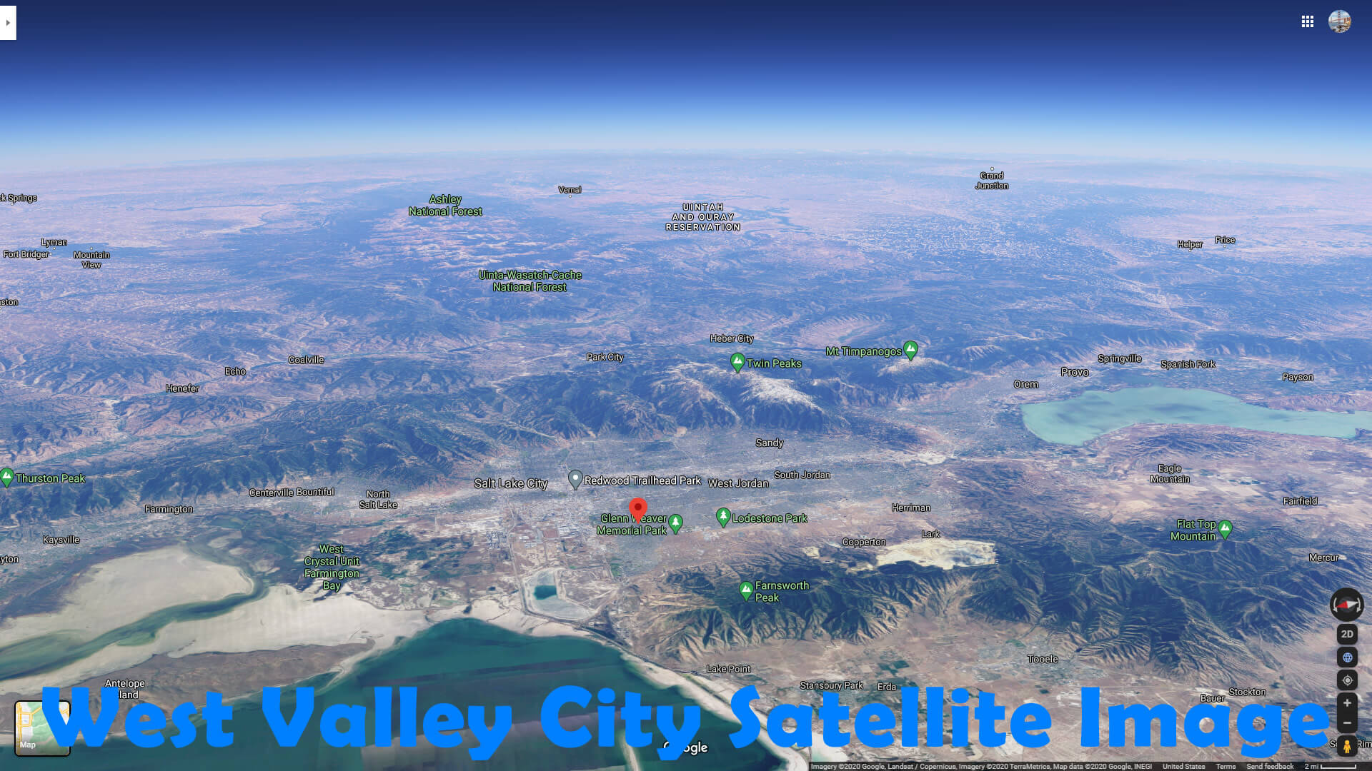 West Valley City Utah Map and West Valley City Utah Satellite Image