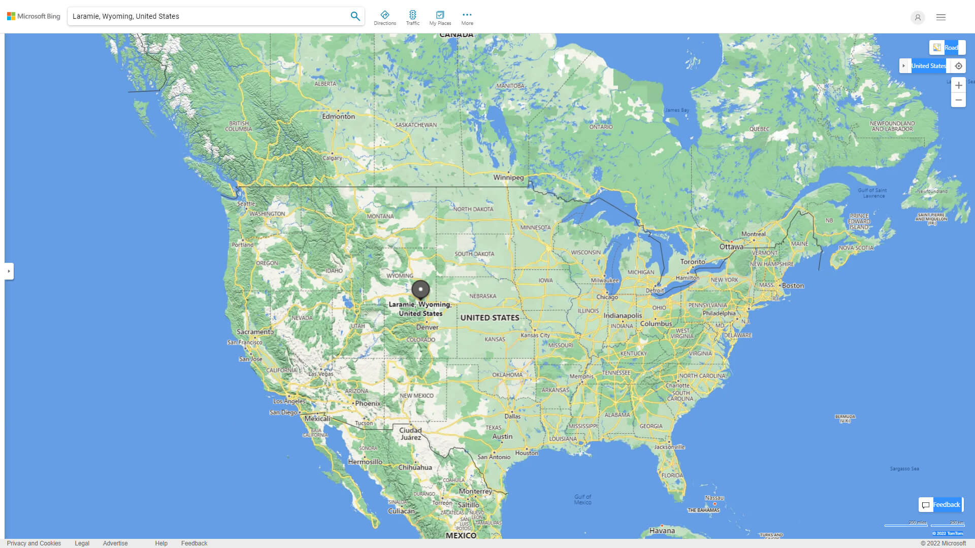 Laramie Wyoming Map and Laramie Wyoming Satellite Image