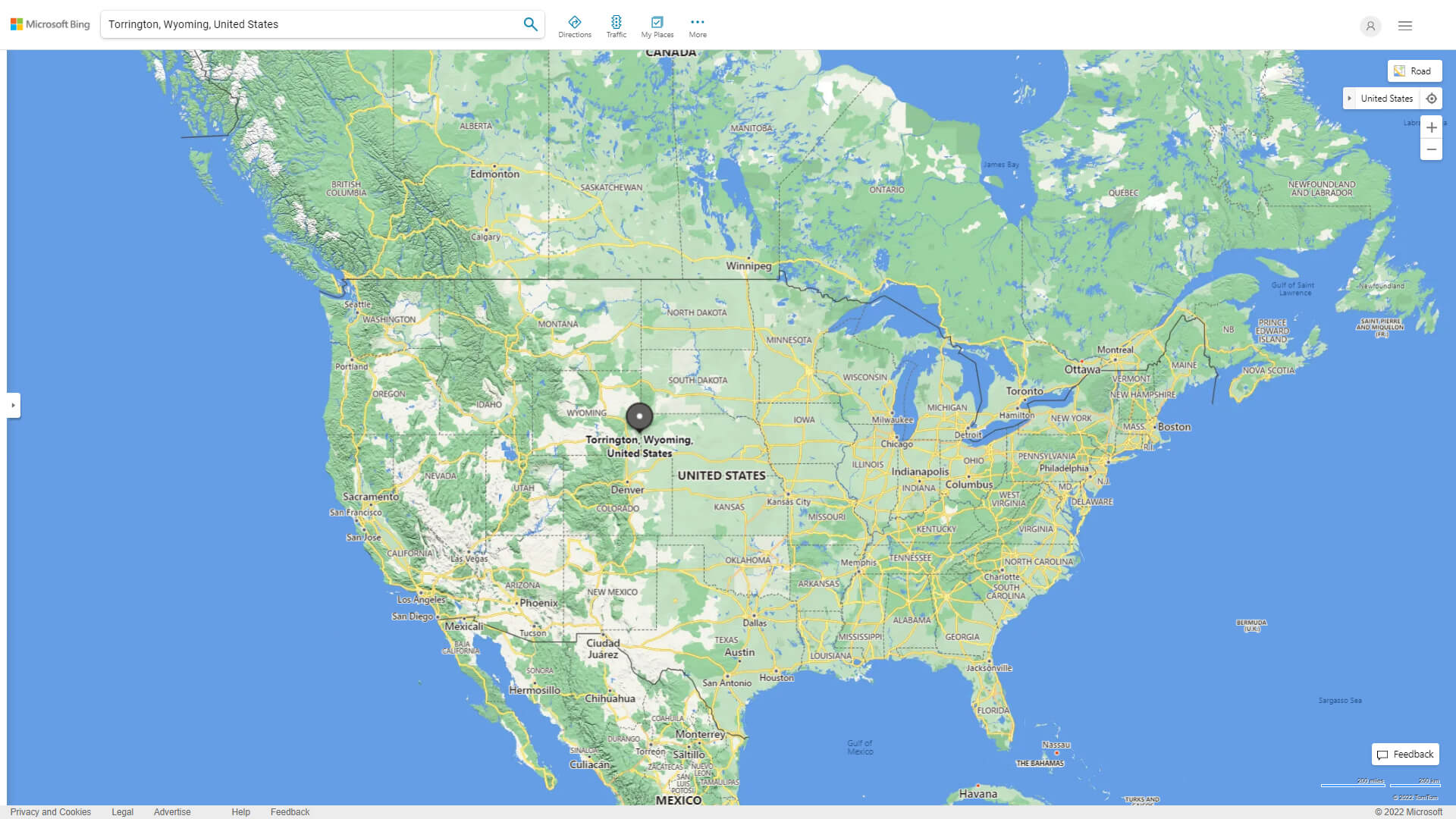 Torrington Wyoming Map and Torrington Wyoming Satellite Image