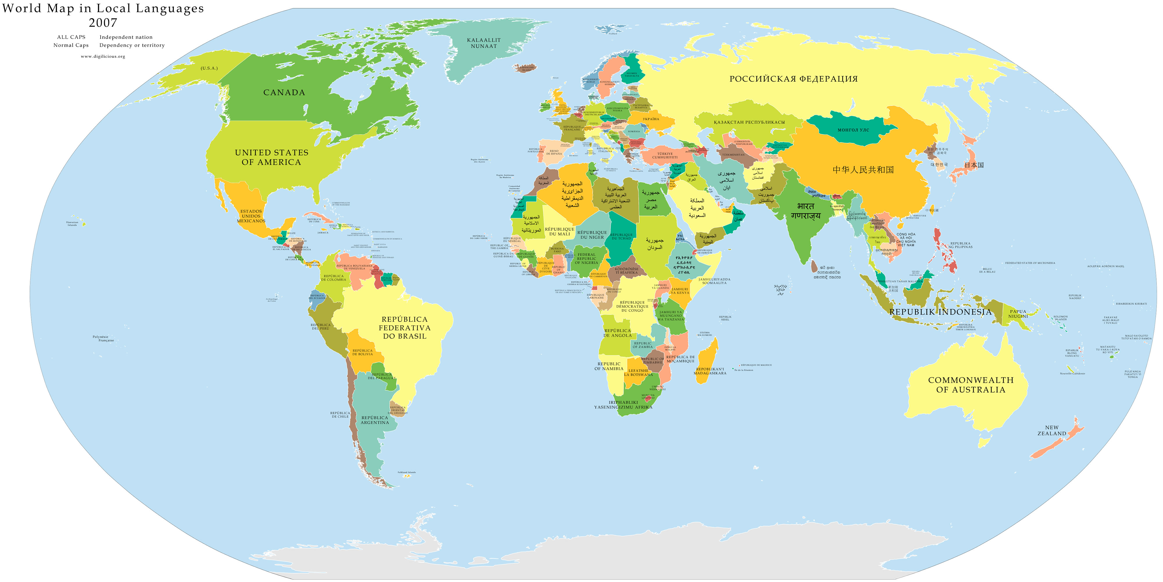 world nation map