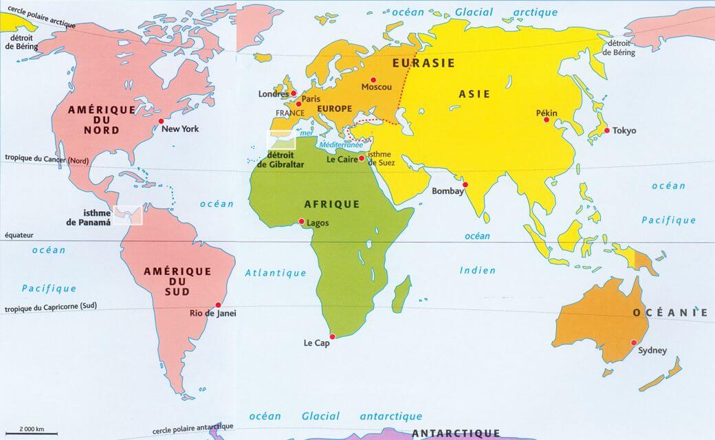 Large World Political Map