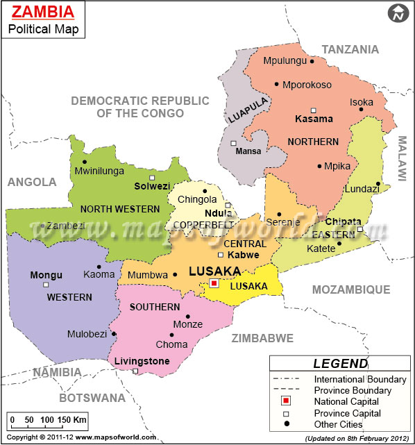 Ndola Map - Zambia