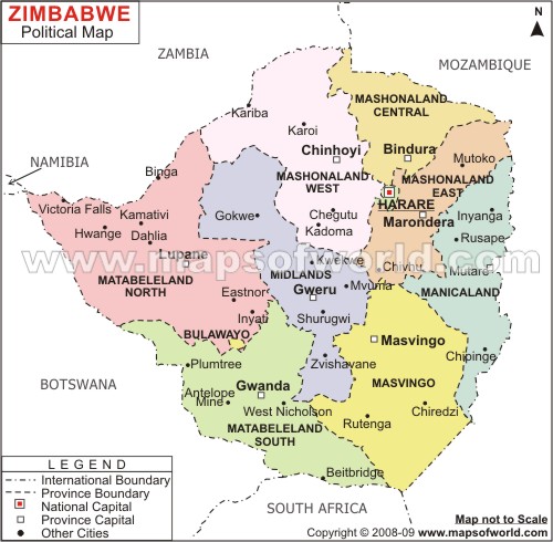 Bulawayo Map And Bulawayo Satellite Image