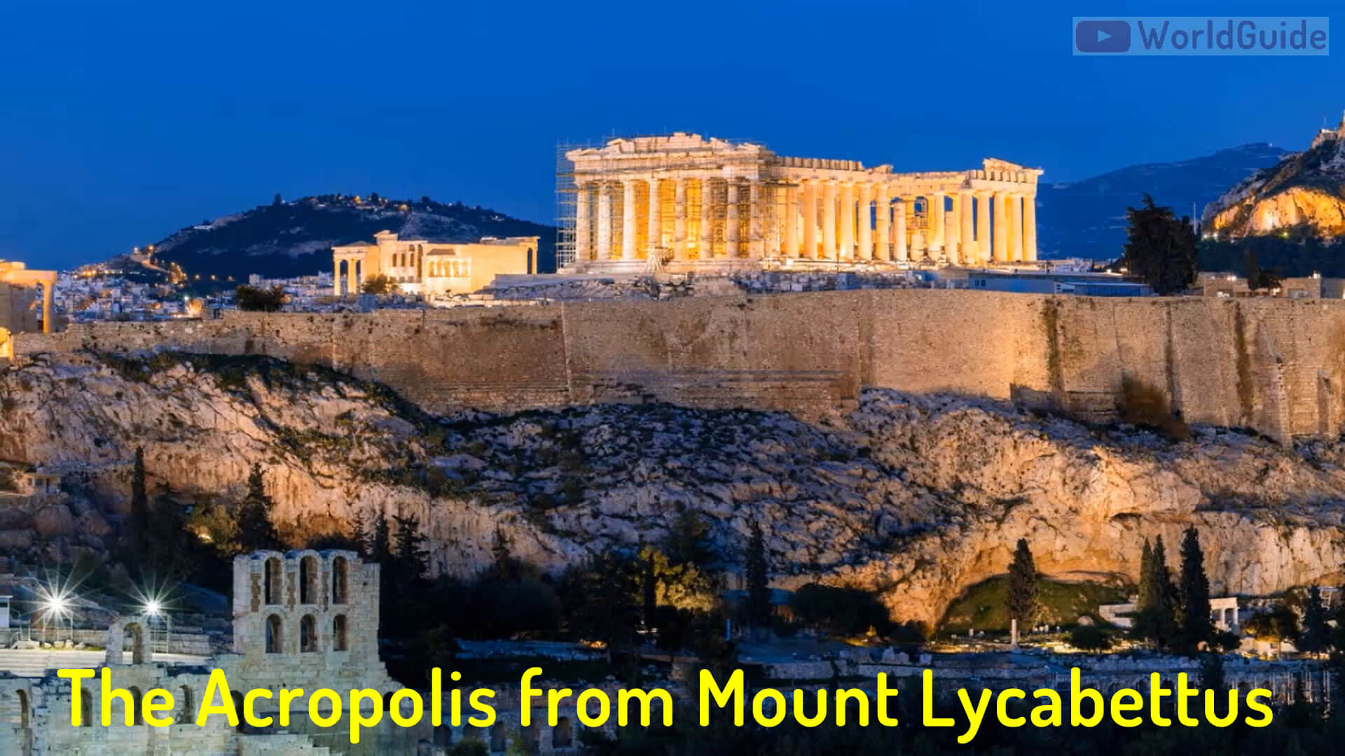 Acropoli from Mount Lycabettus